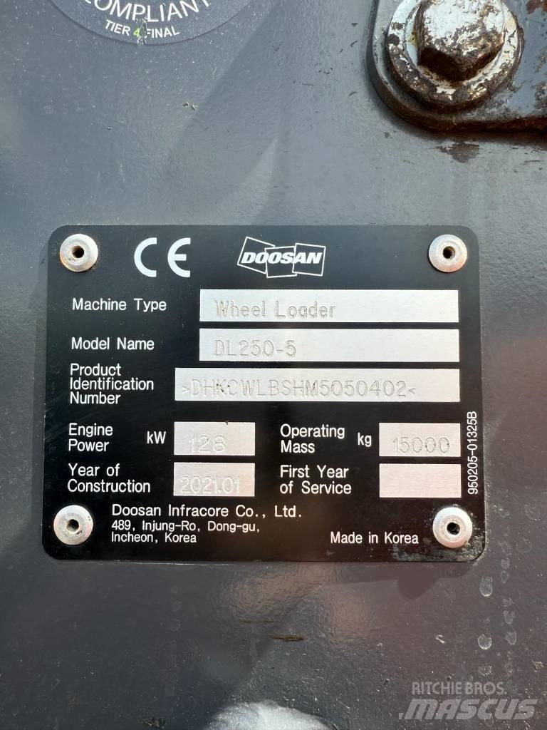 Doosan DL 250-5 Wielladers