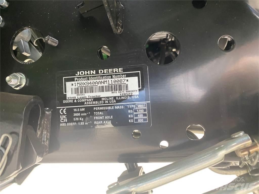 John Deere X940 Maaiers