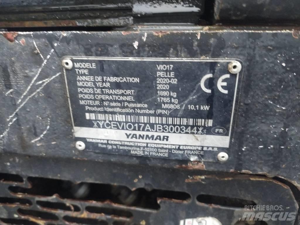 Yanmar Vio 17 U Minigraafmachines < 7t
