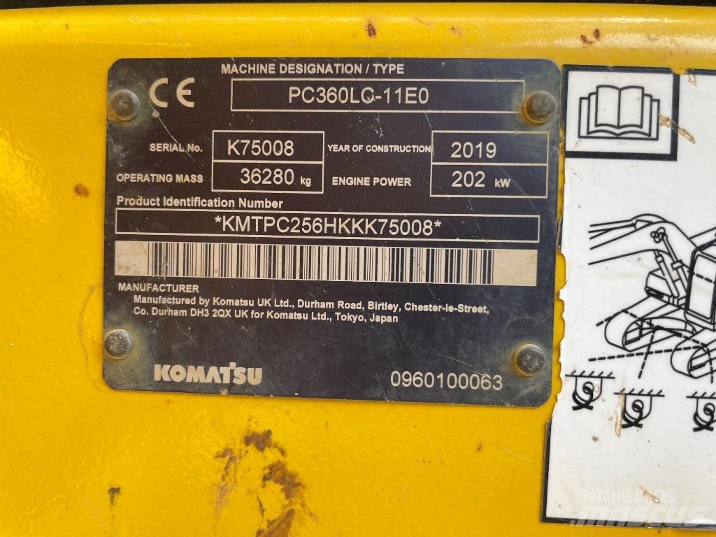 Komatsu PC 360 LC-11 Rupsgraafmachines
