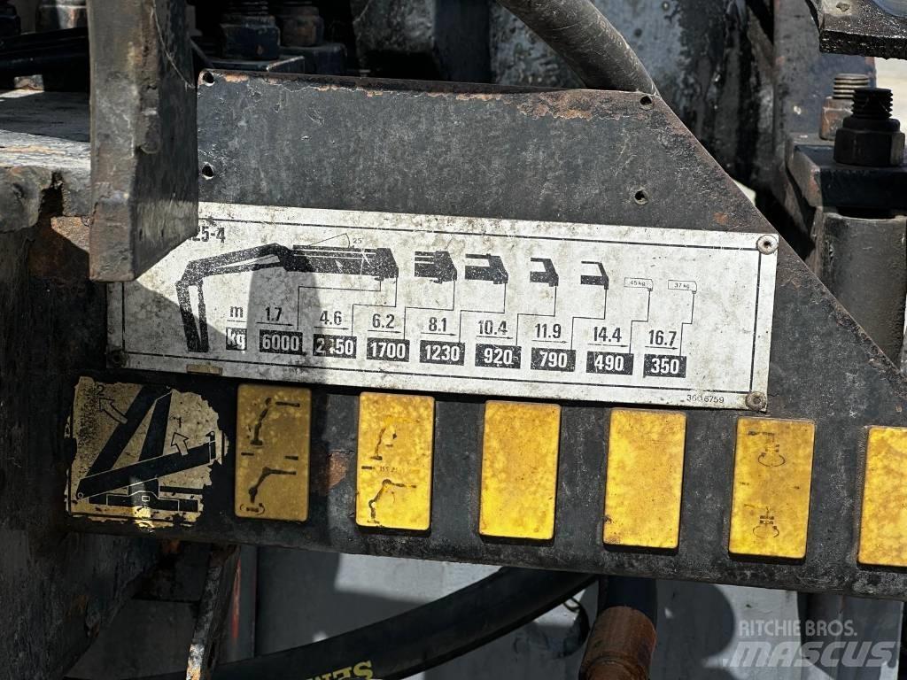 DAF XF 105.460 Vlakke laadvloer met kraan