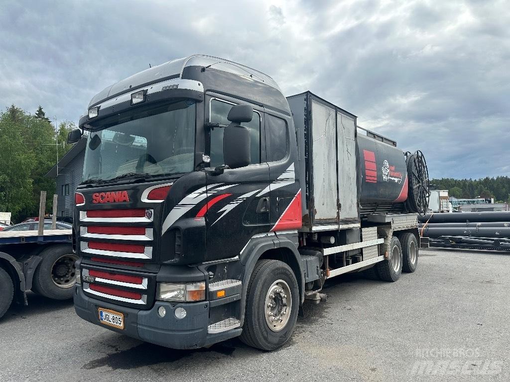 Scania R470 6x2 Kolkenzuigers