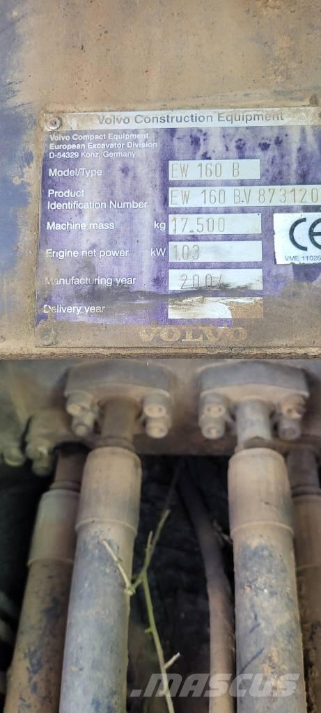 Volvo EW 160 Wielgraafmachines
