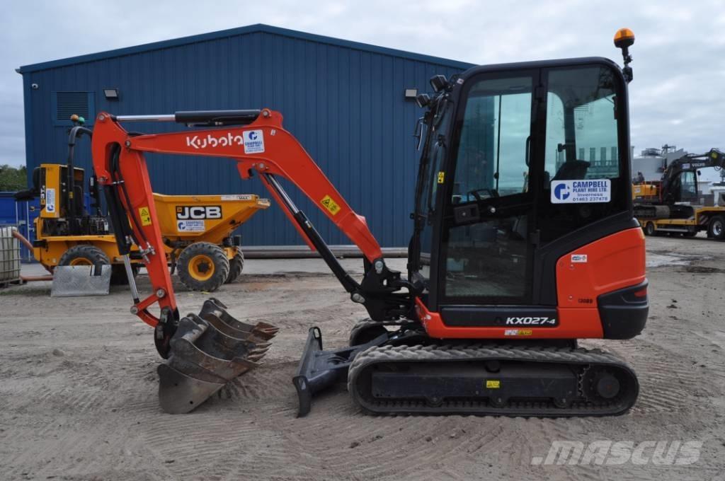 Kubota KX 027-4 Minigraafmachines < 7t