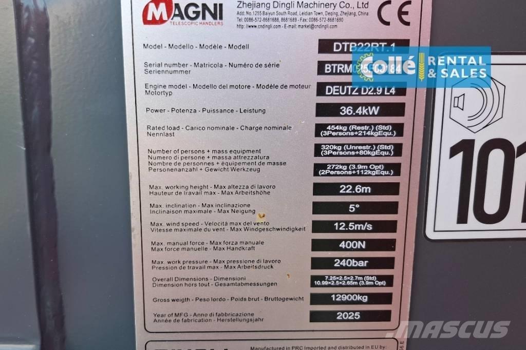 Magni DTB 22 RT | 2025 Telescoophoogwerkers