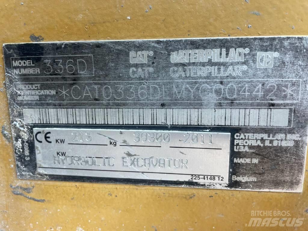 CAT 336 D LN Rupsgraafmachines