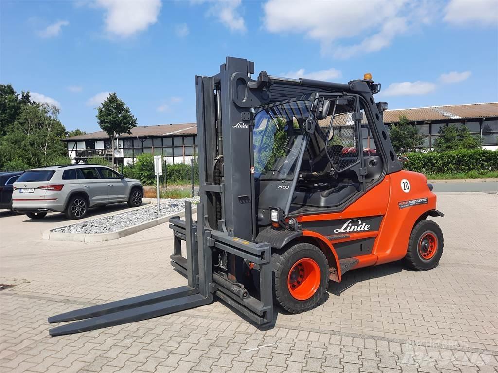 Linde H80T-900 LPG heftrucks
