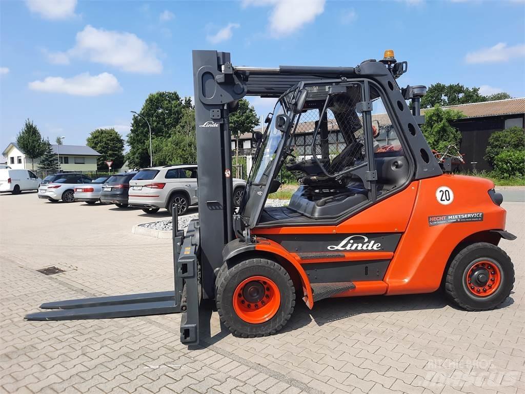 Linde H80T-900 LPG heftrucks