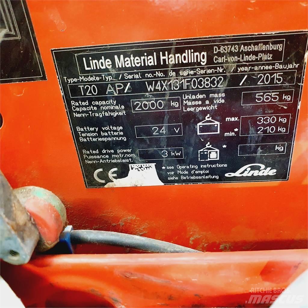 Linde T20AP kurz Electro-pallettrucks
