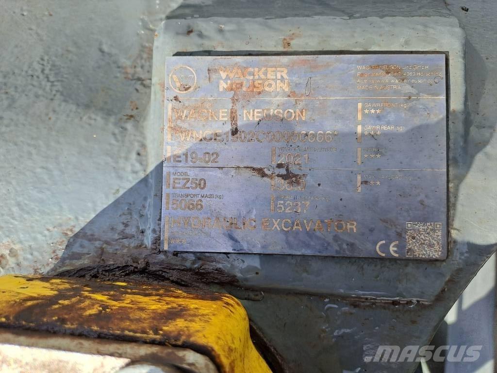 Wacker Neuson EZ50 Rupsgraafmachines