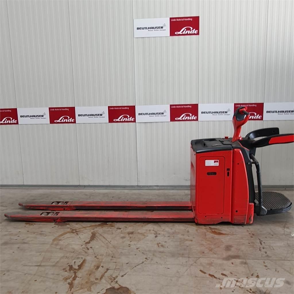 Linde T25AP lang Meeloop stapelaar