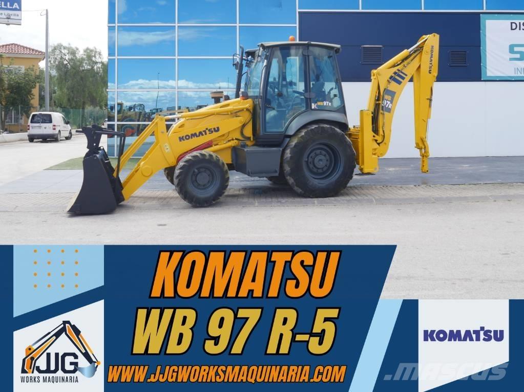 Komatsu WB 97 R Graaf-laadcombinaties