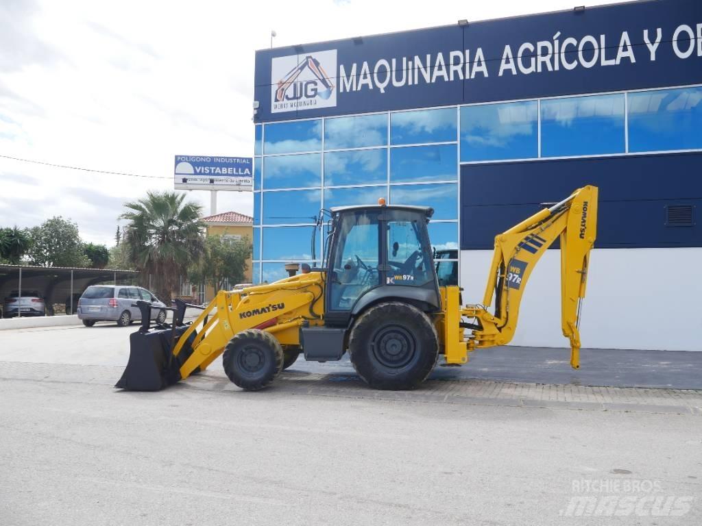 Komatsu WB 97 R Graaf-laadcombinaties