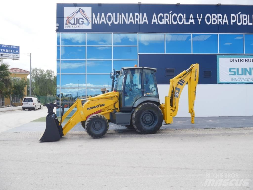 Komatsu WB 97 R Graaf-laadcombinaties