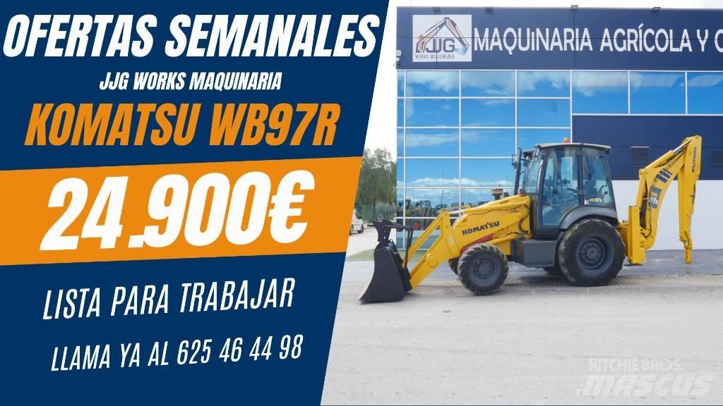 Komatsu WB 97 R Graaf-laadcombinaties
