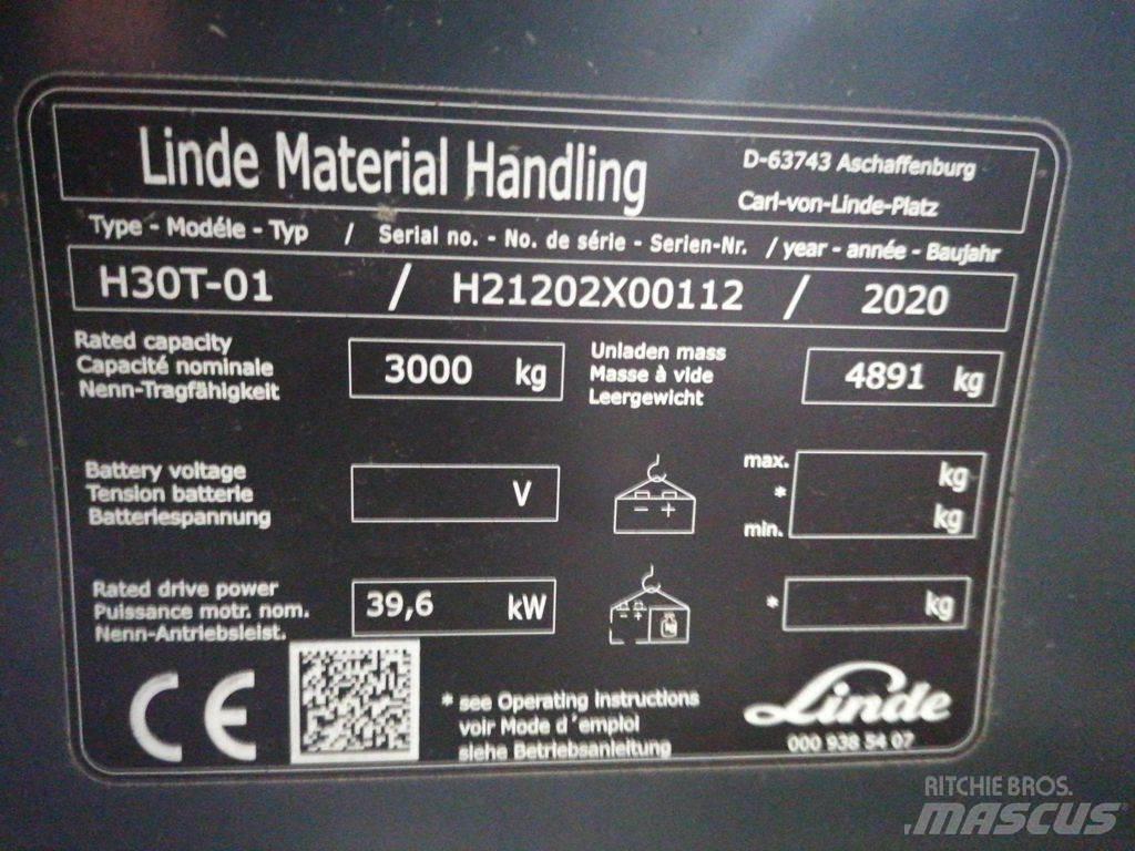 Linde H30T-01 LPG heftrucks