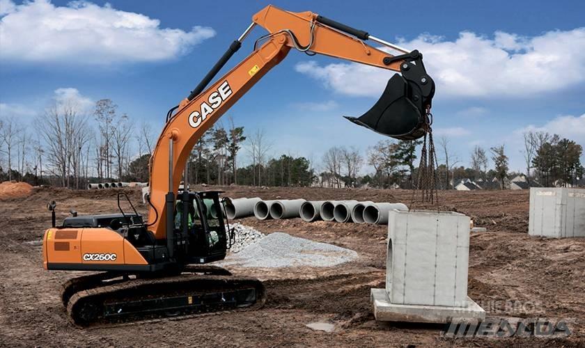 CASE CX 260 C Rupsgraafmachines