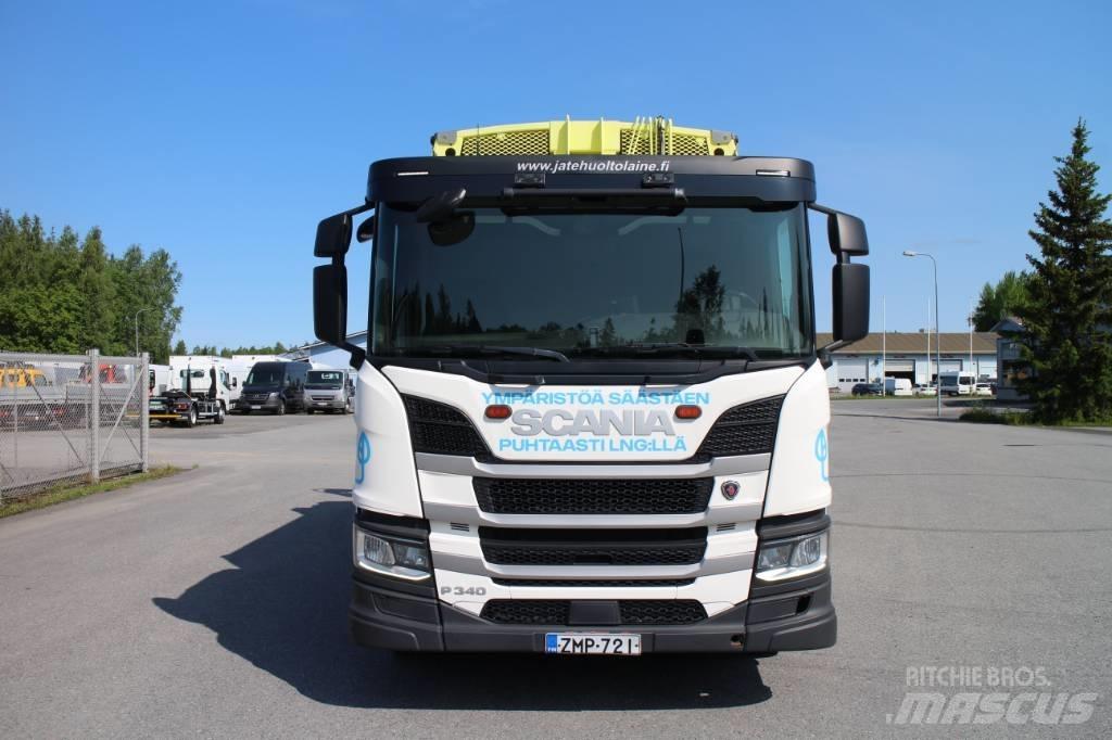 Scania P 340 A Gesloten opbouw