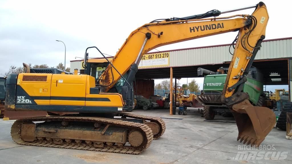 Hyundai HX 220 L Rupsgraafmachines