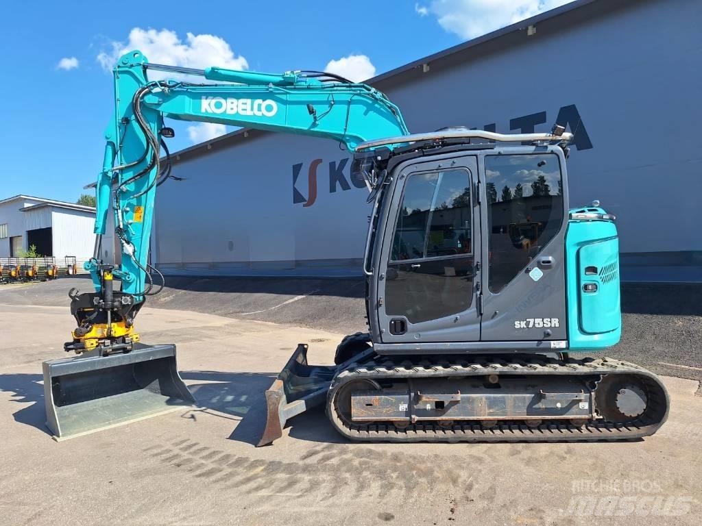 Kobelco SK75SR-7 Midigraafmachines 7t - 12t