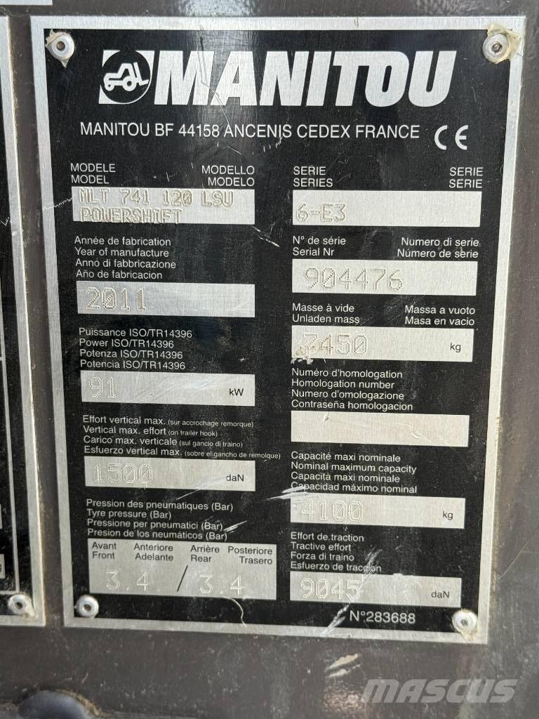 Manitou MLT 741-120 Verreikers