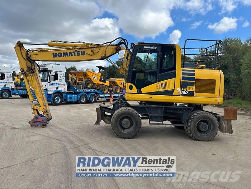 Komatsu PW 160-11 Wielgraafmachines