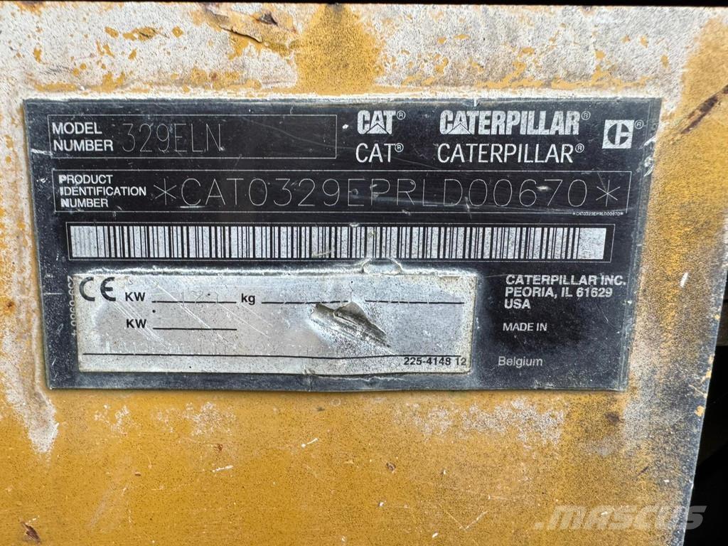 CAT 329ELN Rupsgraafmachines