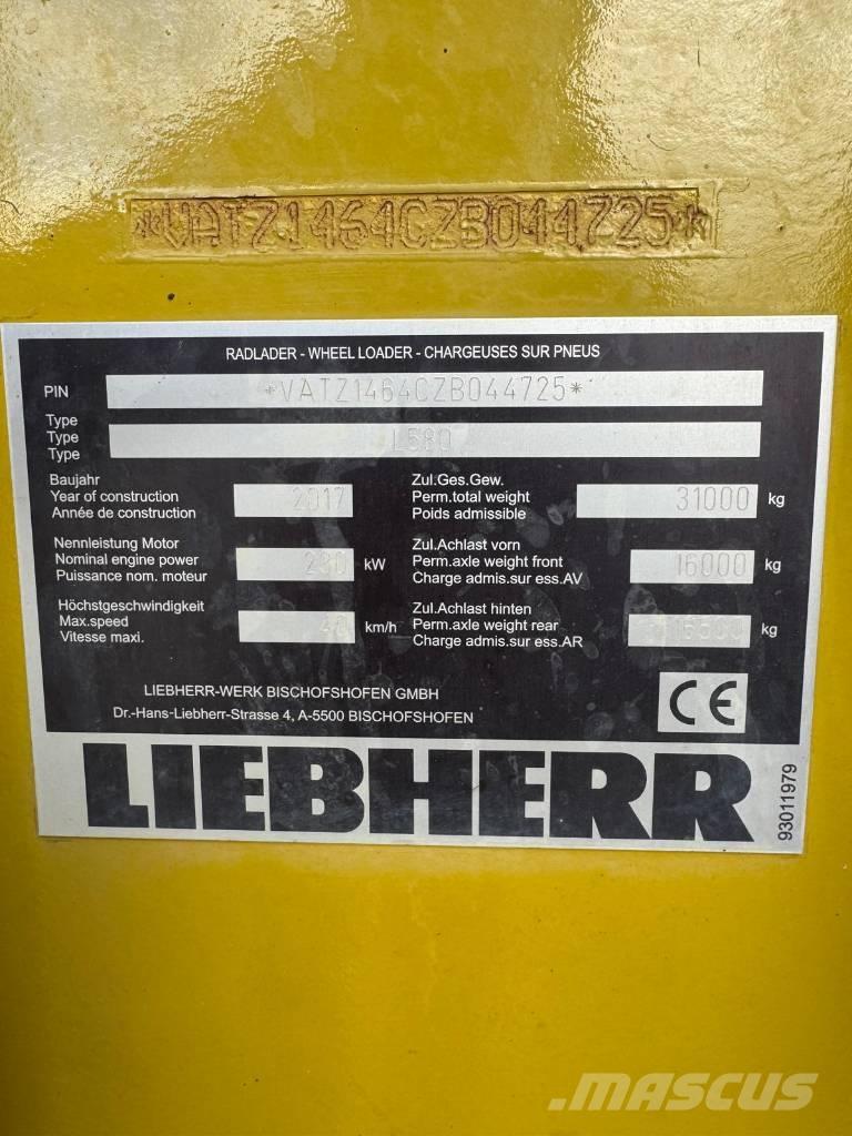 Liebherr L 580 Wielladers