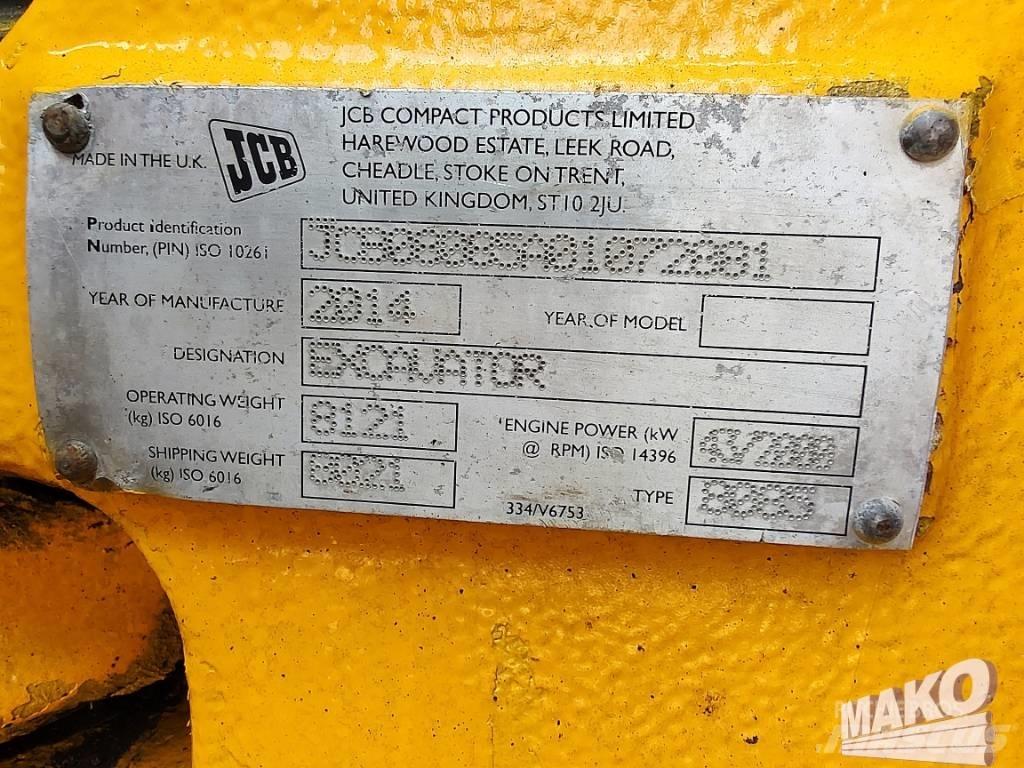 JCB 8085 ZTS Midigraafmachines 7t - 12t