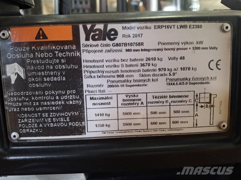 Yale ERP 16 VT Elektrische heftrucks