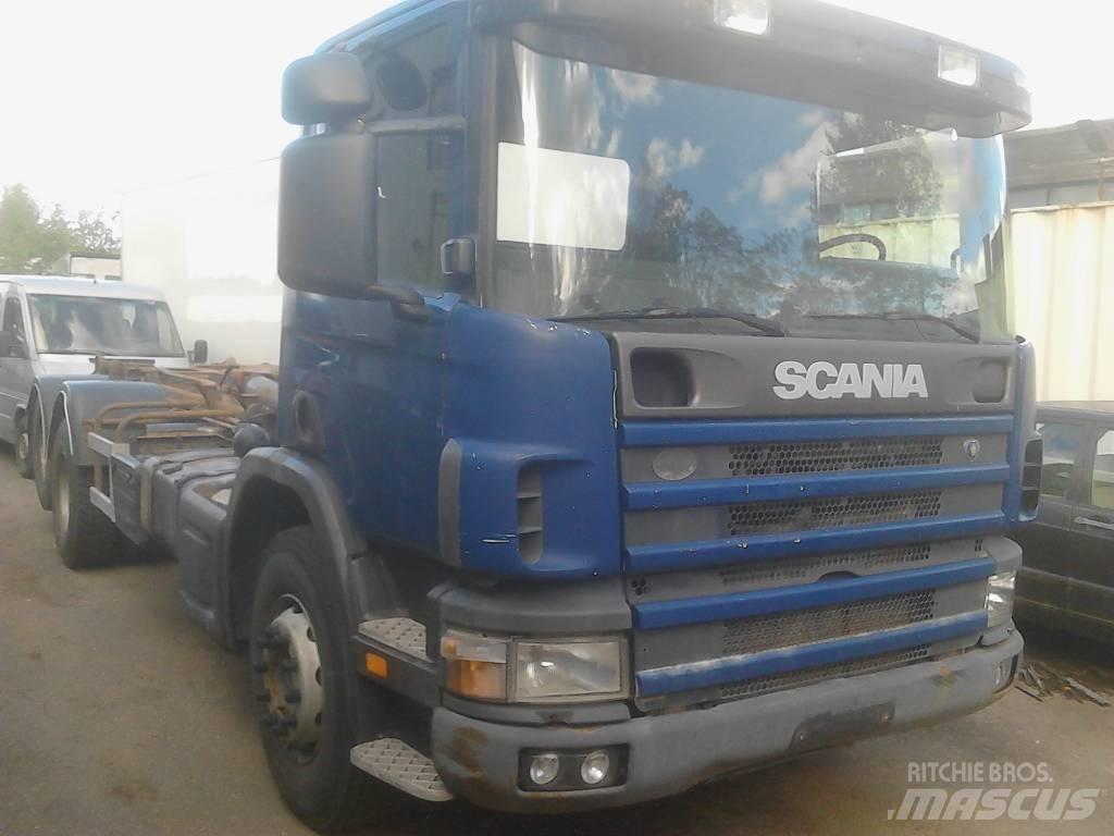 Scania p 124-420 Containertrucks met kabelsysteem