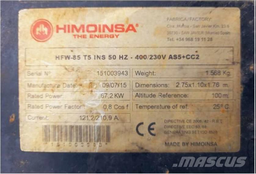 Himoinsa HFW 85 Overige generatoren