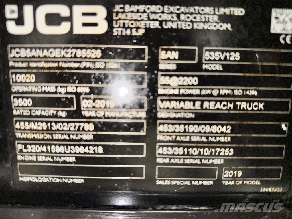 JCB 535-125 Hiviz Verreikers