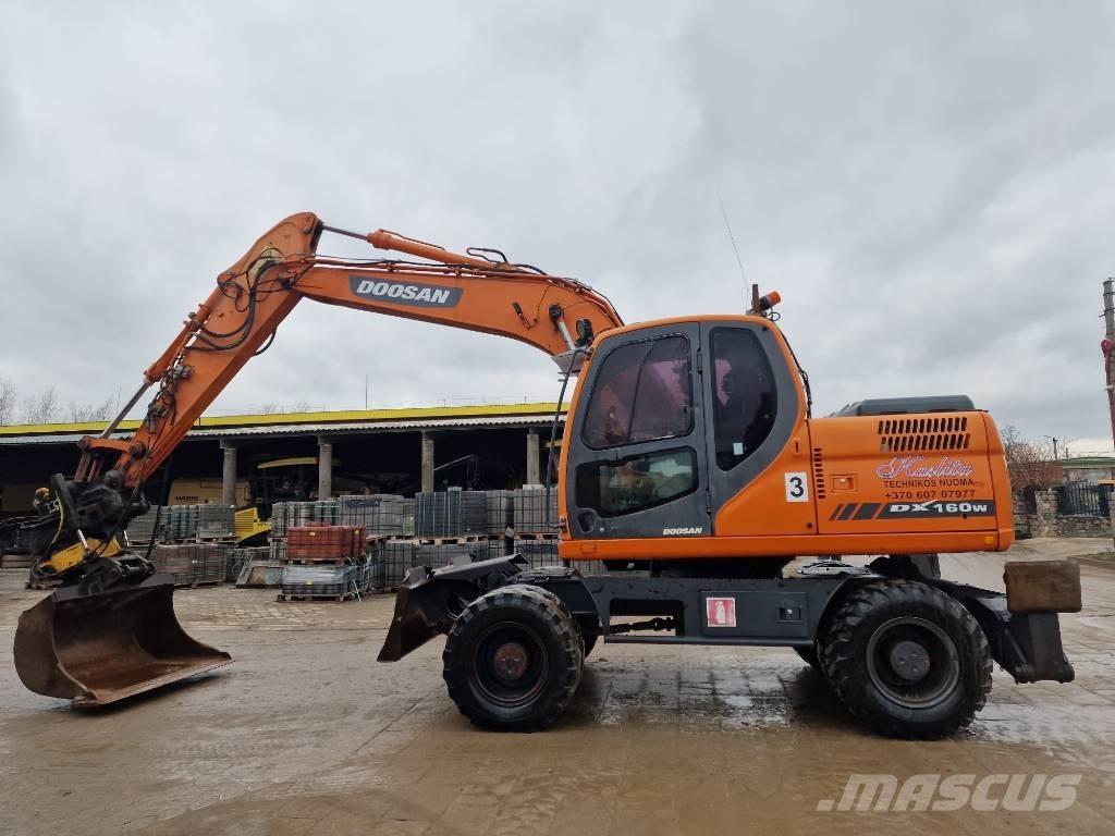 Doosan DX 160 W Wielgraafmachines