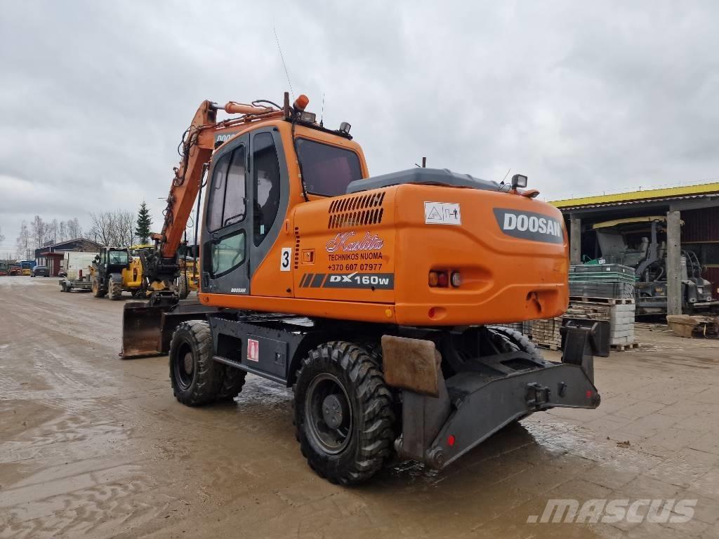Doosan DX 160 W Wielgraafmachines