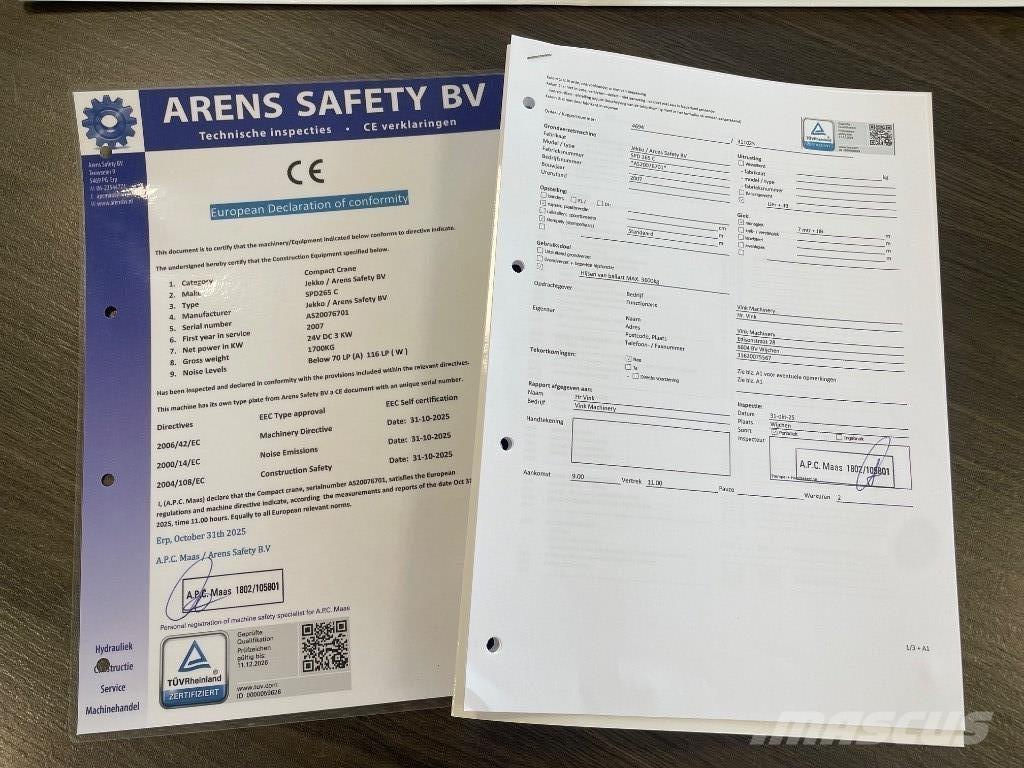 Jekko SPD 265 C  SOLD Minikranen