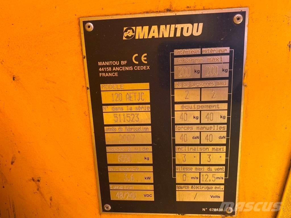 Manitou 120 AET JC Knikarmhoogwerkers