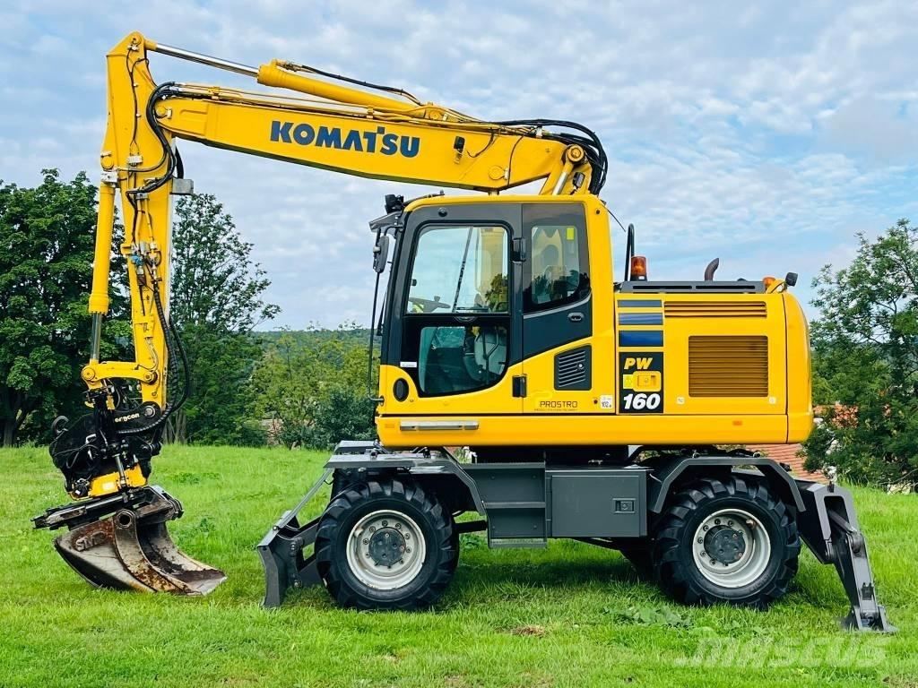 Komatsu PW 160 - 10 Wielgraafmachines