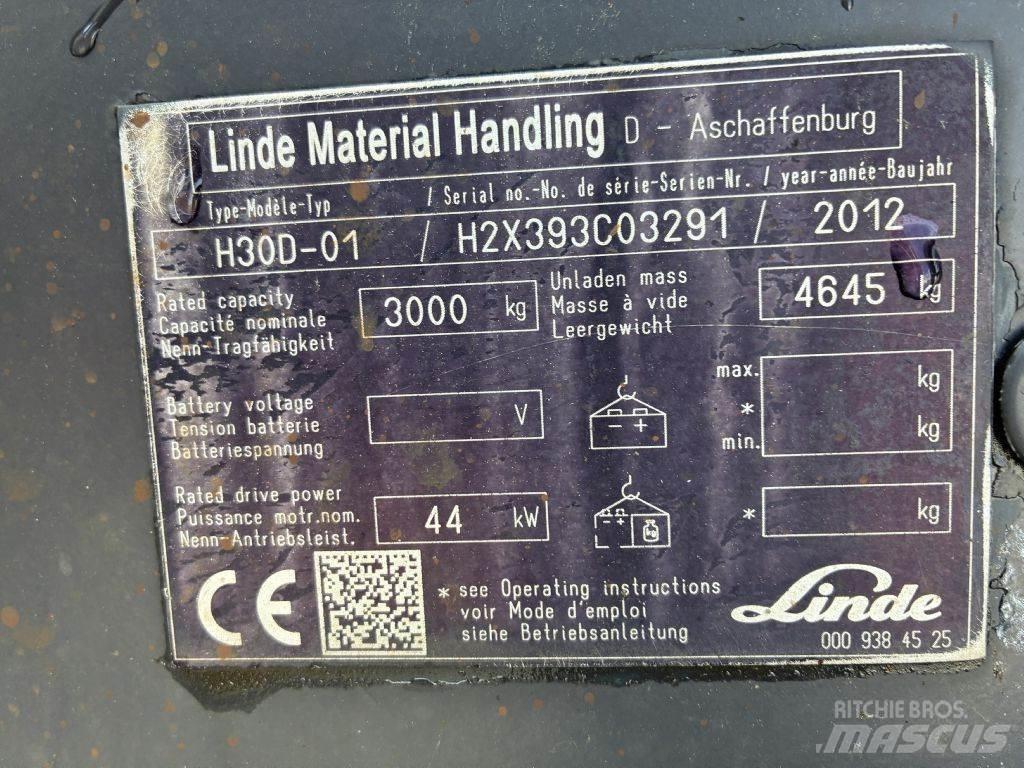 Linde H 30D01 Diesel heftrucks