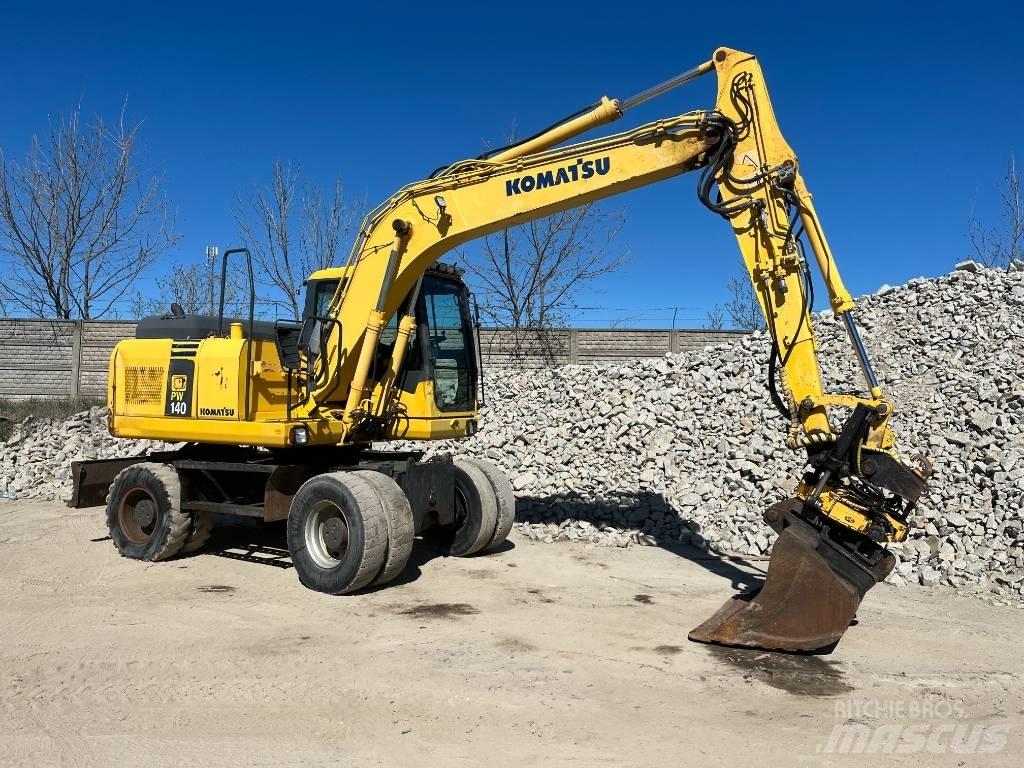 Komatsu PW 140-7 Wielgraafmachines