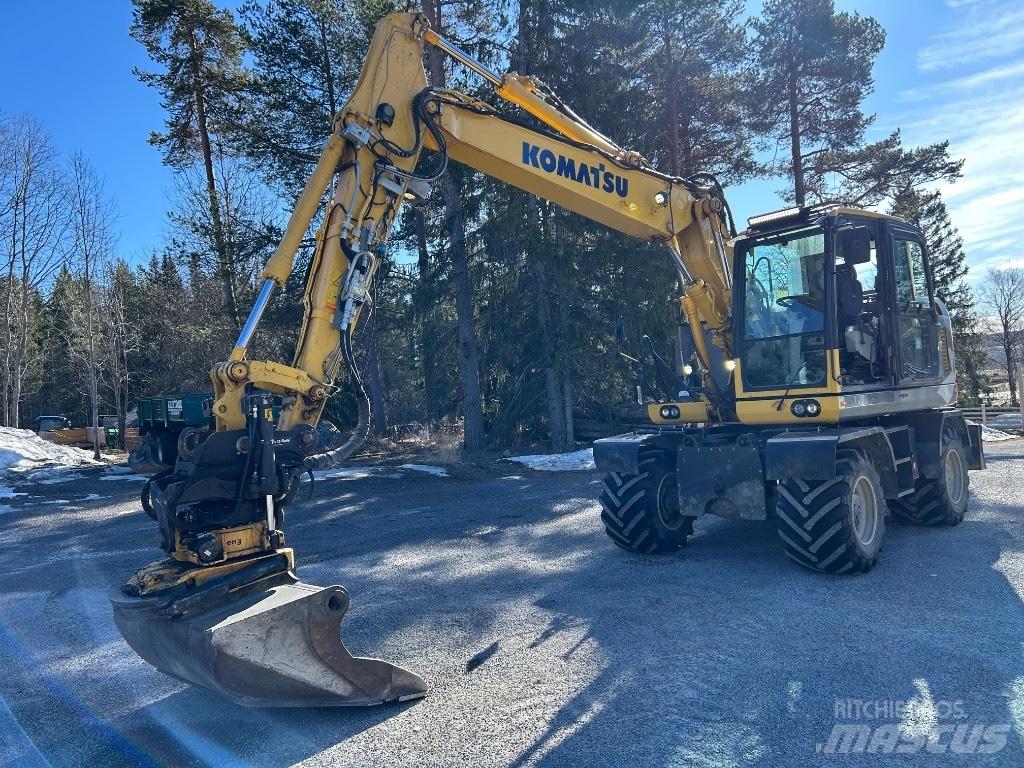 Komatsu PW148 -10 Wielgraafmachines