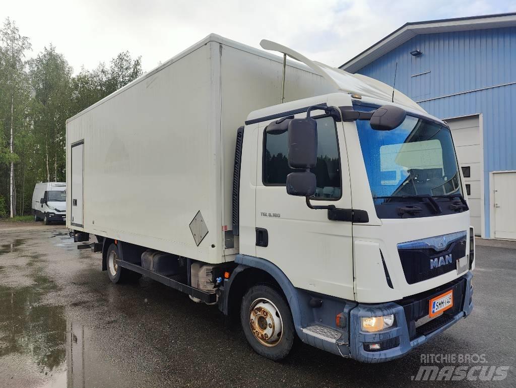MAN TGL 8.180 Bakwagens met gesloten opbouw