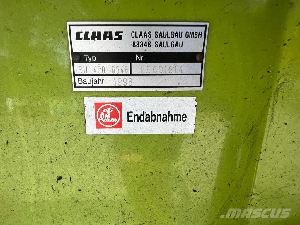 CLAAS RU 450 Zelfrijdende veldhakselaars