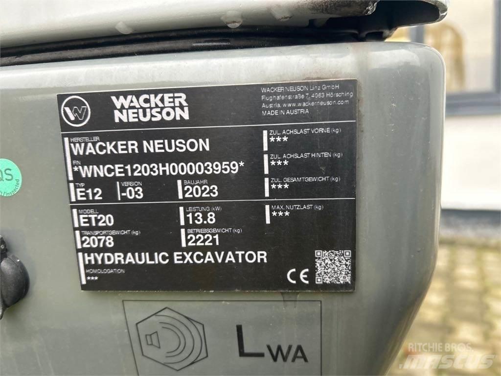 Wacker Neuson ET20 Rupsgraafmachines