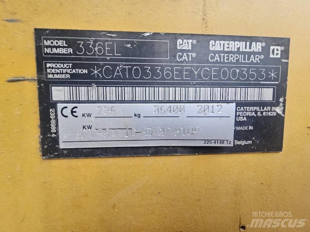 CAT 336EL / 330 336FL Rupsgraafmachines