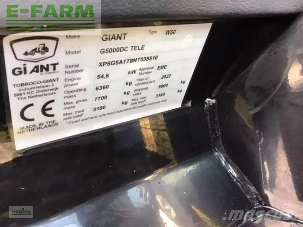 GiANT g5000 tele Minigraafmachines < 7t