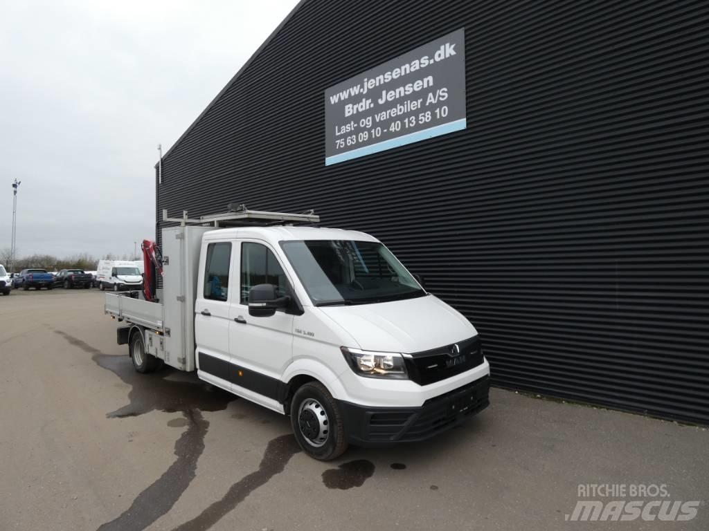 MAN TGE 5.180 Platte bakwagens