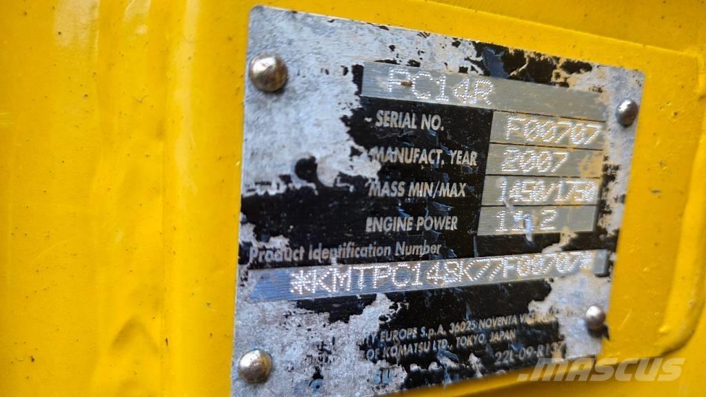 Komatsu PC 14 R Minigraafmachines < 7t