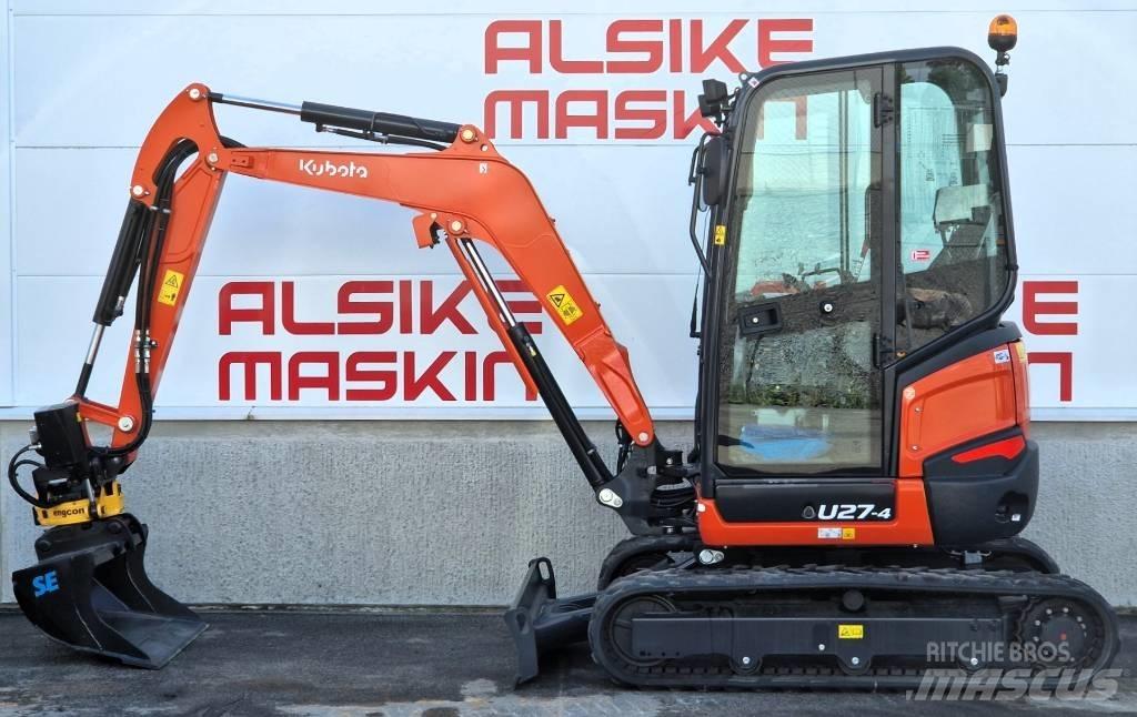 Kubota U 27-4 Minigraafmachines < 7t