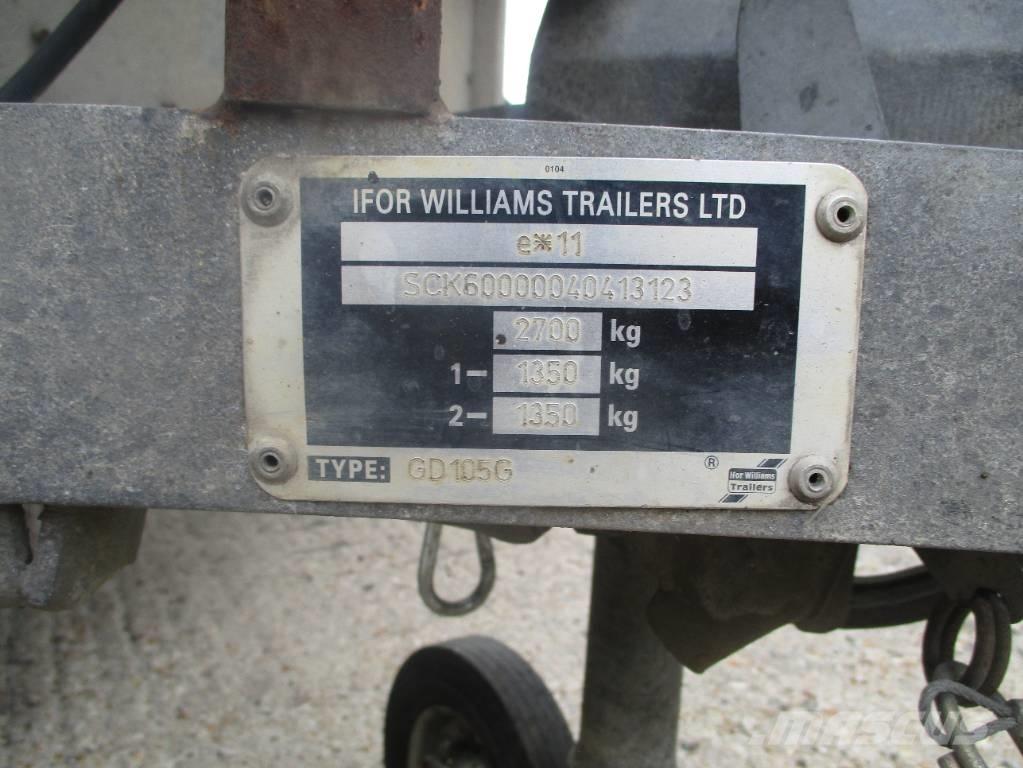 Ifor Williams GD105G Vlakke laadvloer
